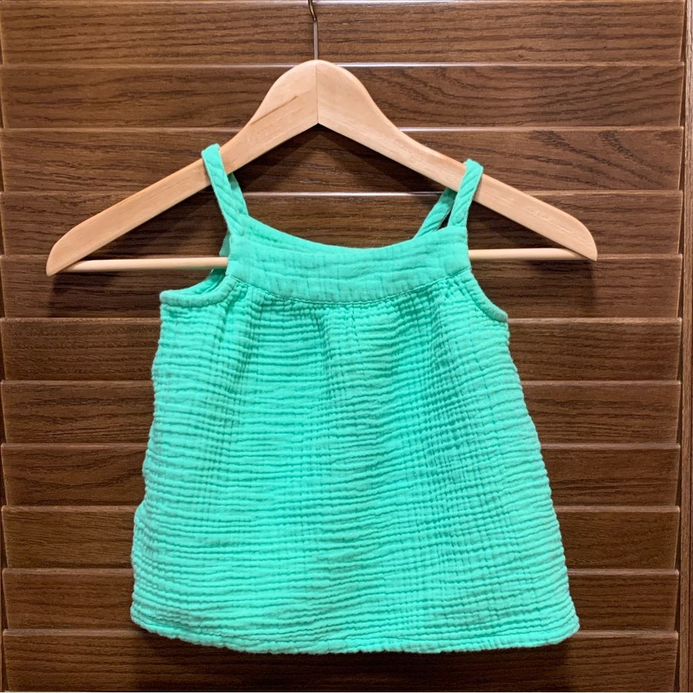 Primary cotton gauze tank, size 6-7